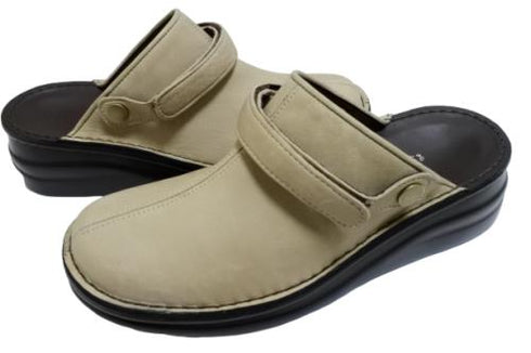 【インコルジェ8171 グレージュ】本革2WAYスリッポンシューズ